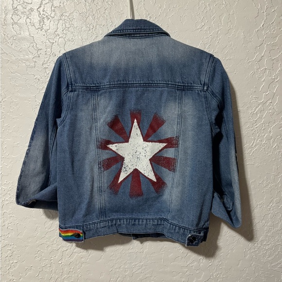 Marvel America Chavez Doctor Strange Multiverse Denim Jean Jacket size small - Picture 3 of 6